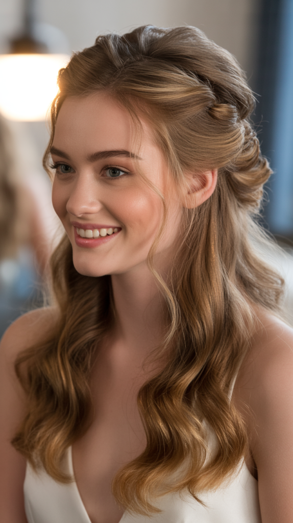 Twisted Half-Up with Volume