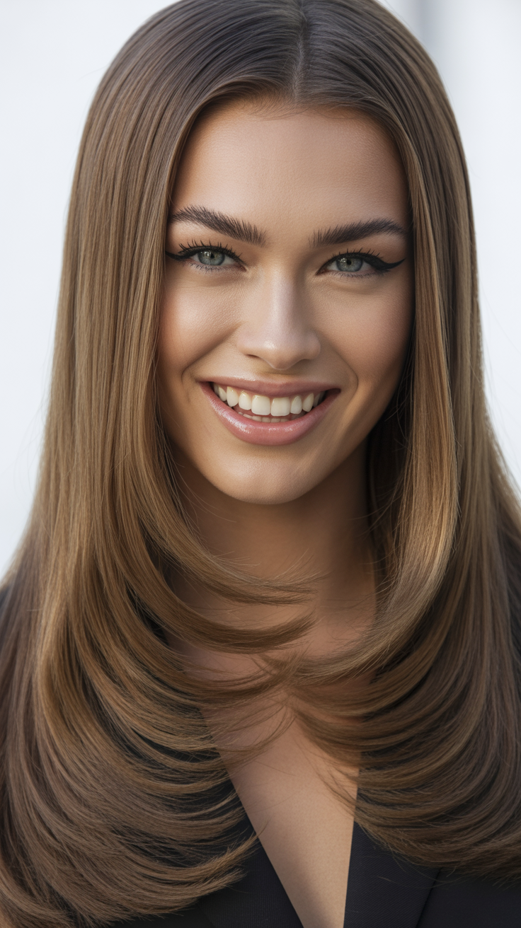 Stunning Straight Hairstyles for Long Hair Baddie