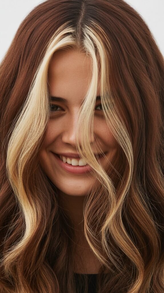 Chunky Blonde Streaks