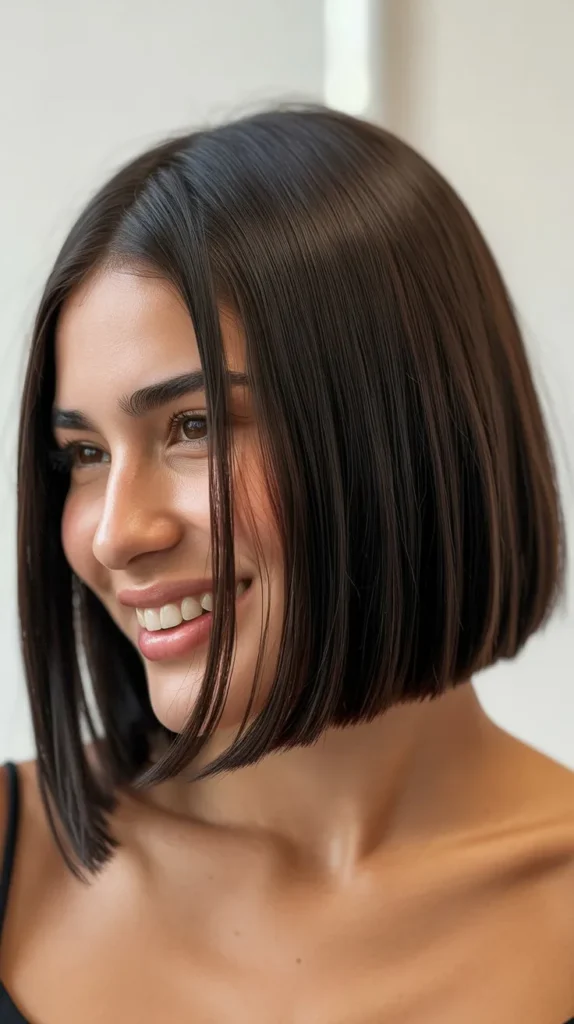 Chin-Length Long Bob (Extended Bob)