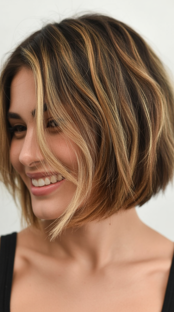 Choppy Bob with Seamless Balayage