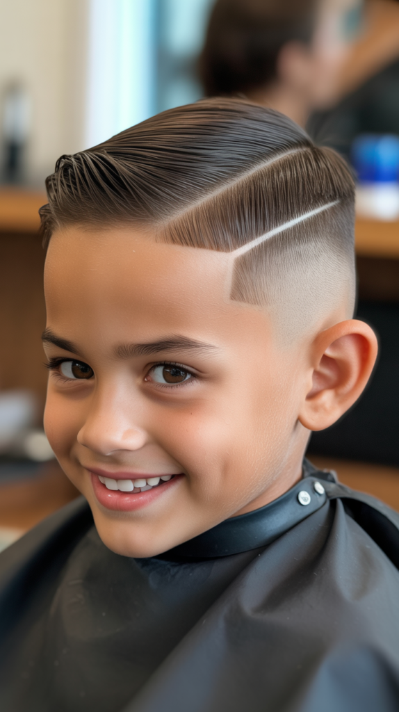 Side Part with Line Up