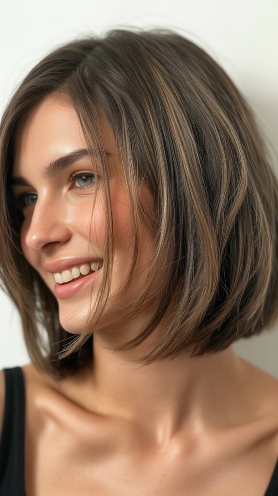 Choppy Bob with Lived-In Texture