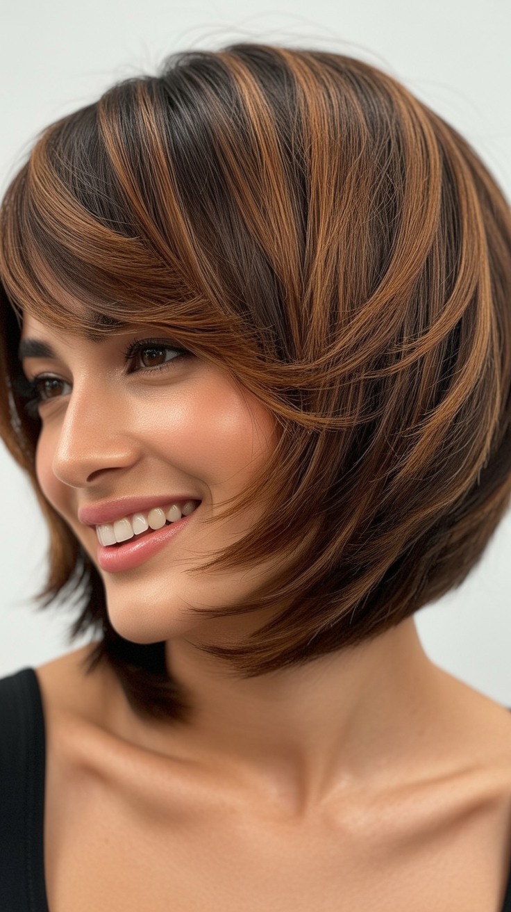 Best Inverted Layered Bob Hairstyles with Stacked Cuts Trendy Upgrade