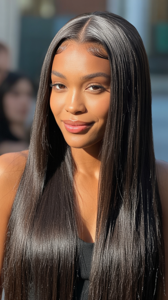 Pin-Straight Middle Part with No Layers