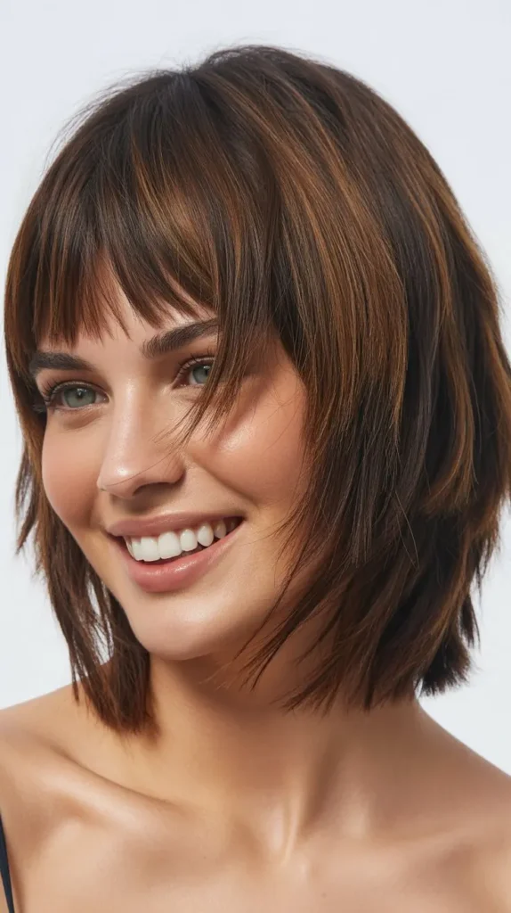 Textured Bob with Highlights