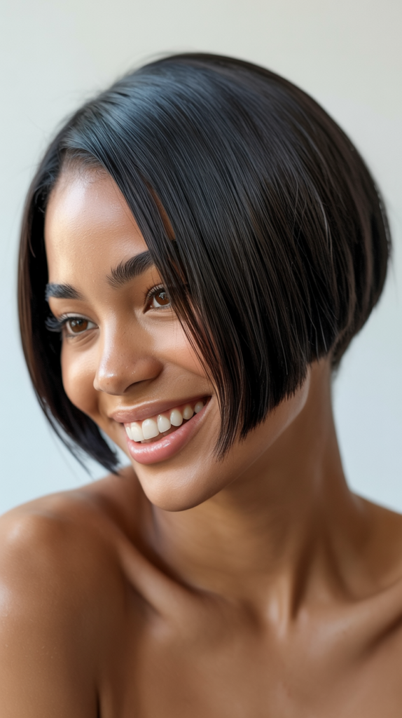 Forward-Styled Straight Cut