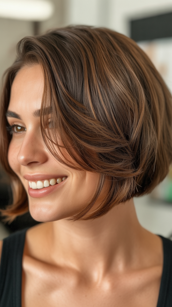 Subtle Brunette Depth Enhancement