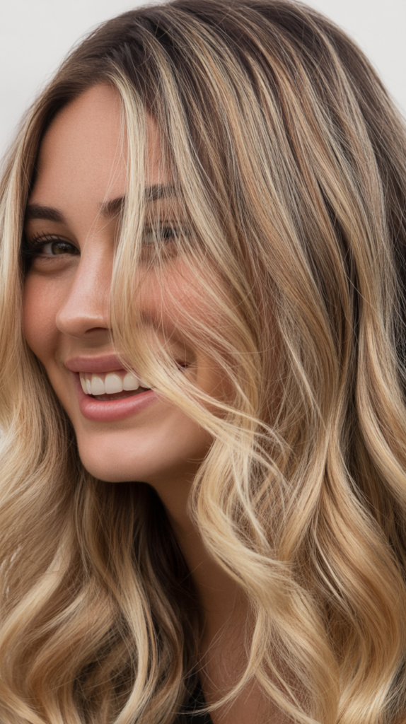 Pearly Blonde Highlights