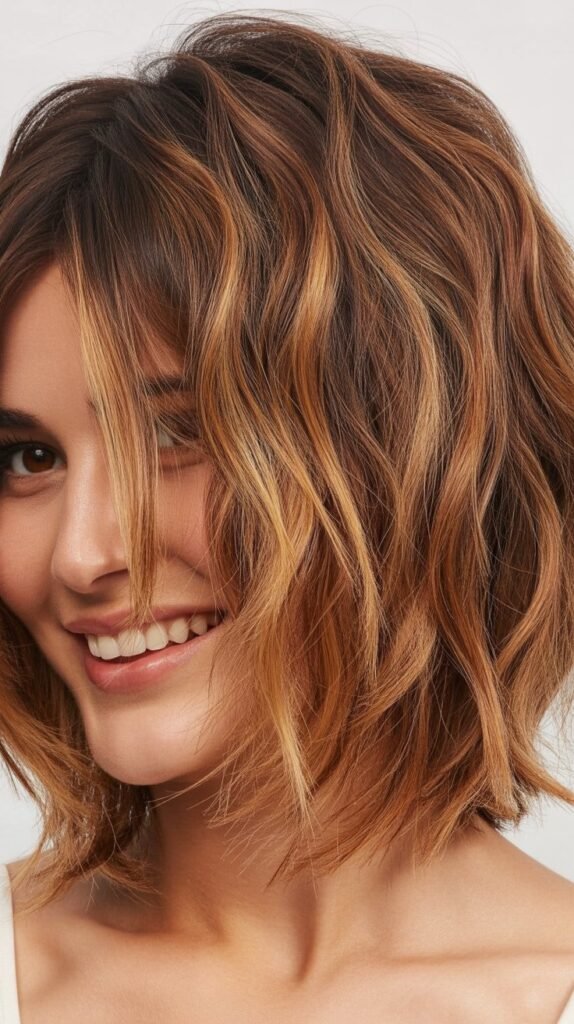 Choppy Bob with Ombre Color