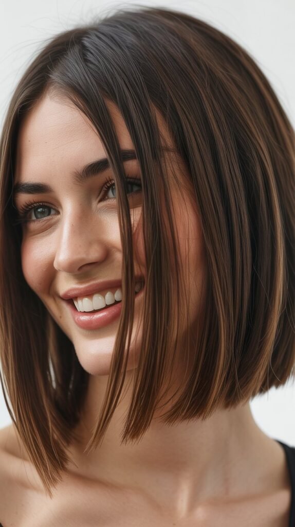 Choppy Bob with Face-Framing Layers