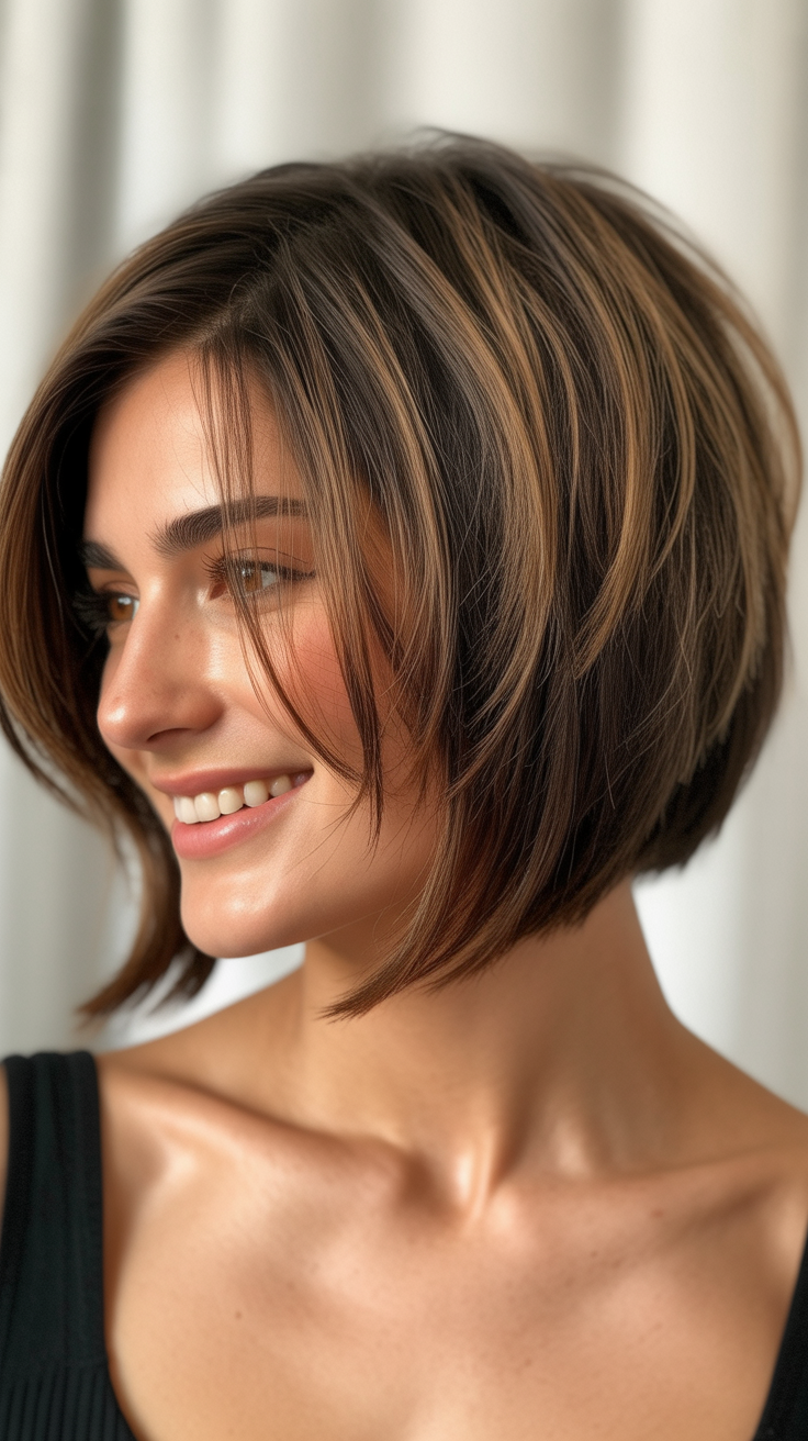 Elegant Choppy Bob Haircuts for Thin Hair