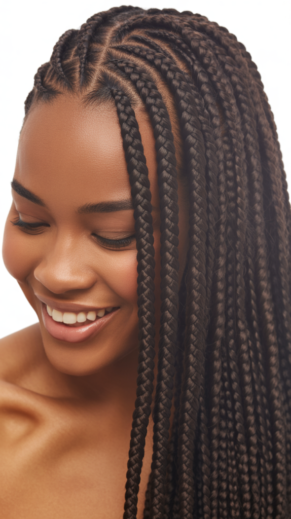 Protective Half and Half Style for Natural Hair Growth
