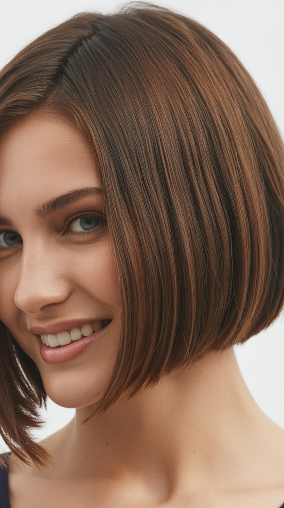 Angled Bob (A-Line Bob)