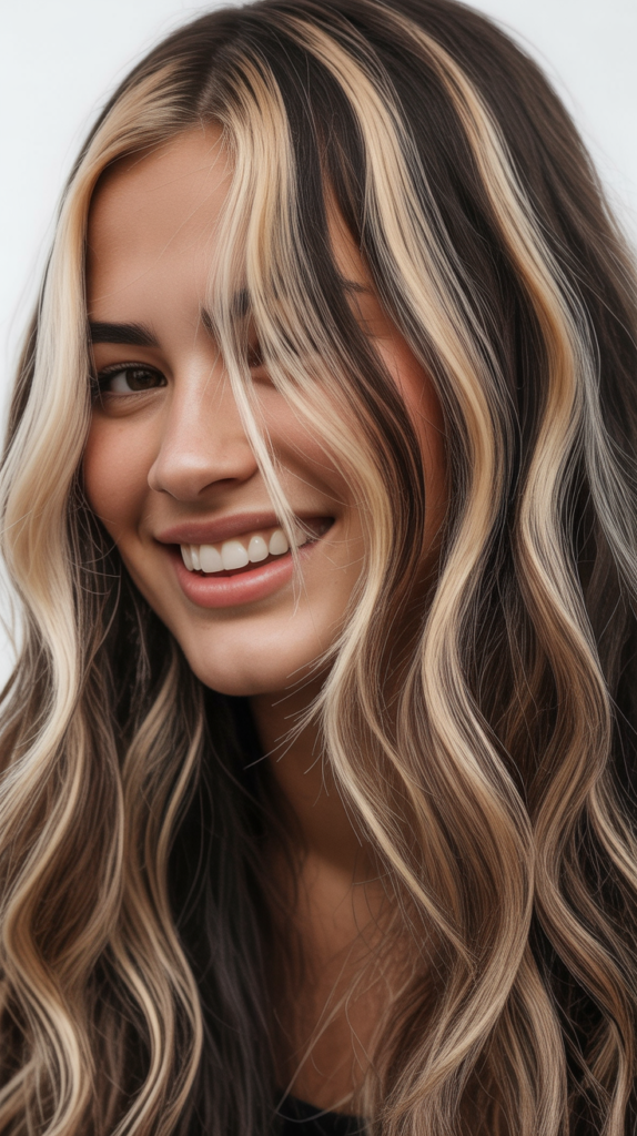 Chunky Blonde Highlights