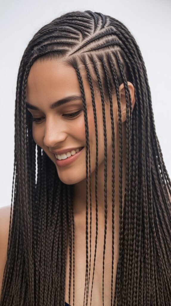 Zig-Zag Braided Part