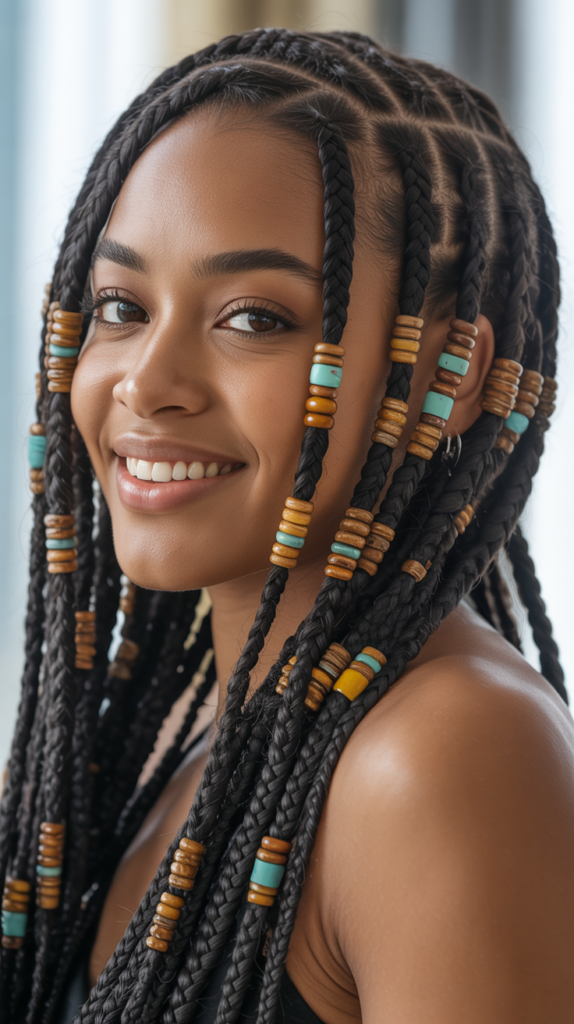 Tribal Braids with Beads
