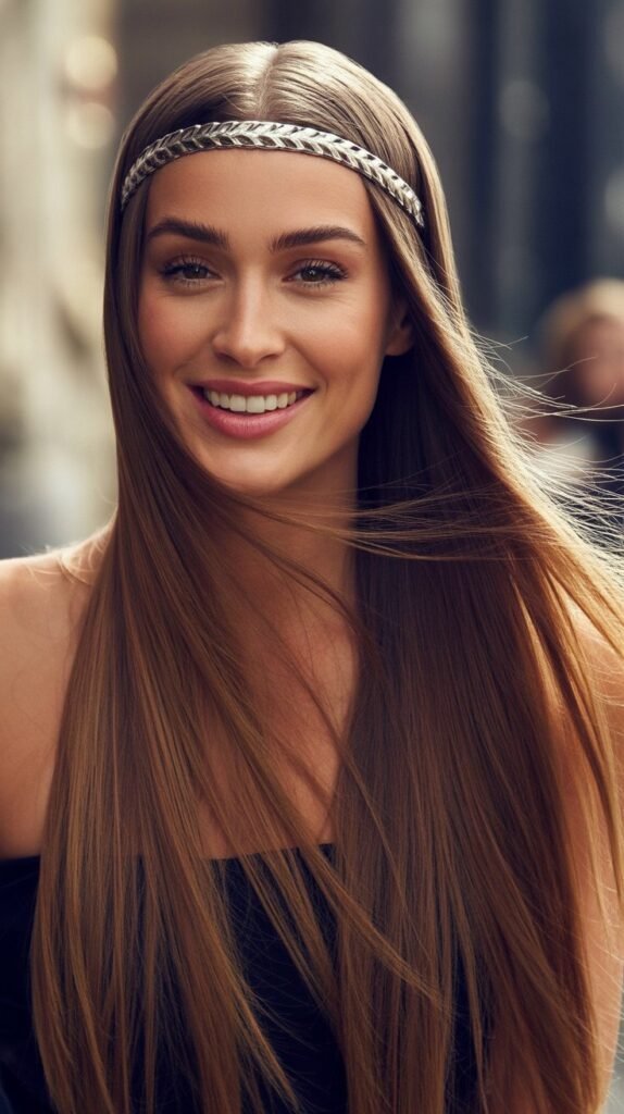 Straight Hair with Headband