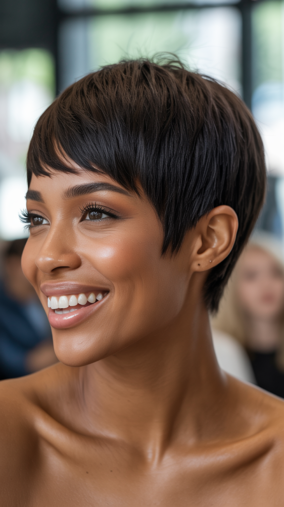 Textured Straight Pixie