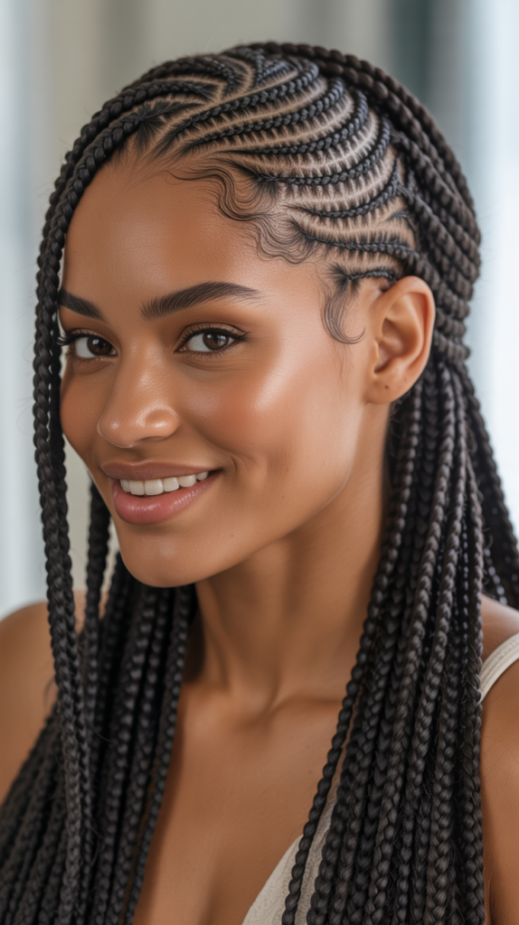 Feed-In Stitch Braids