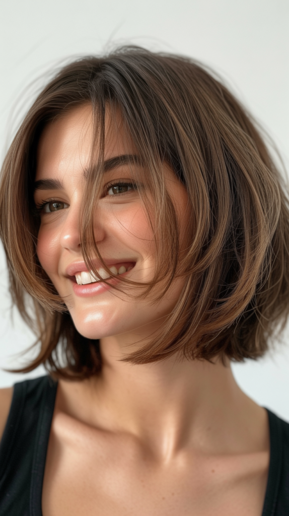  Wispy Layered Bob
