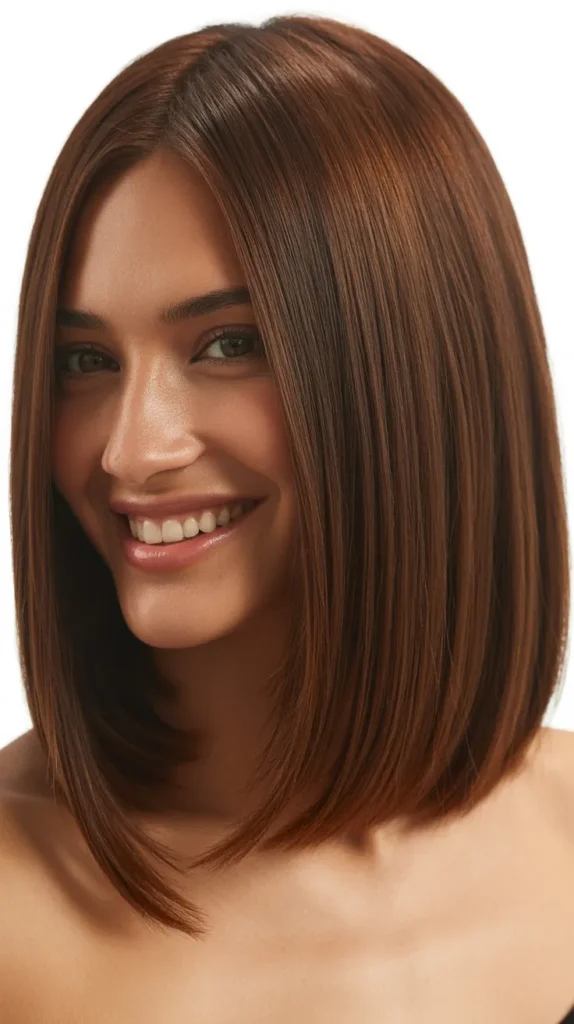 Textured Ends Long Bob