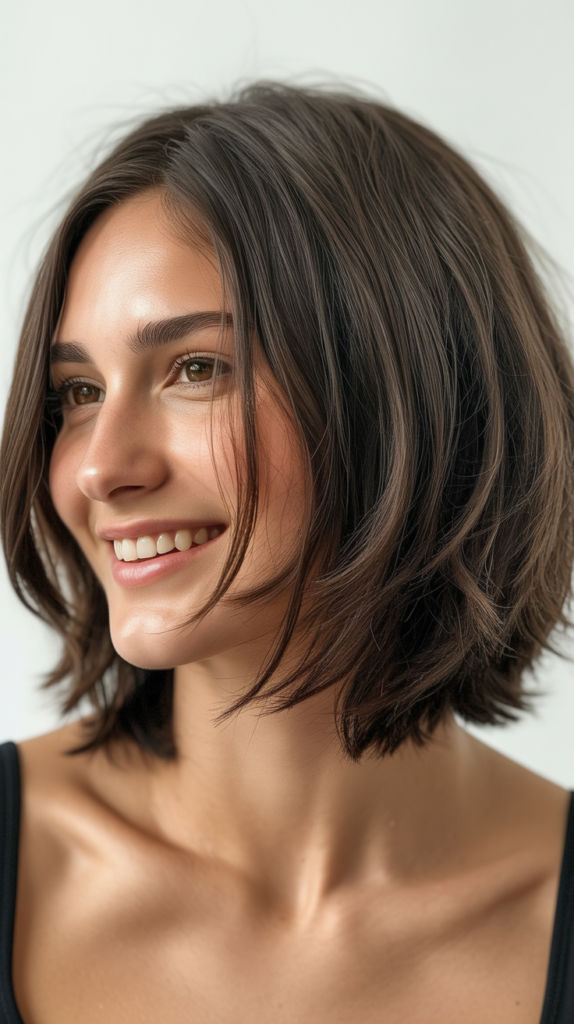 Choppy Bob with Micro Layers