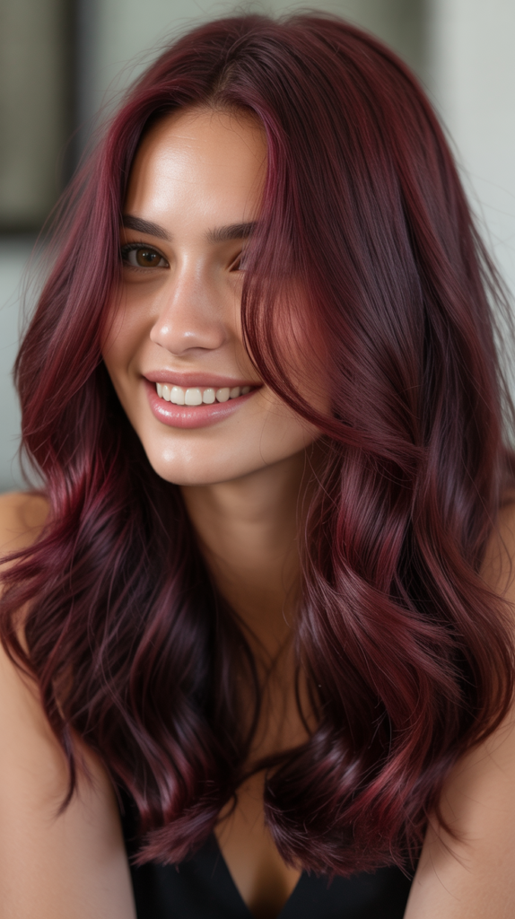 Dark Burgundy Root Shadow