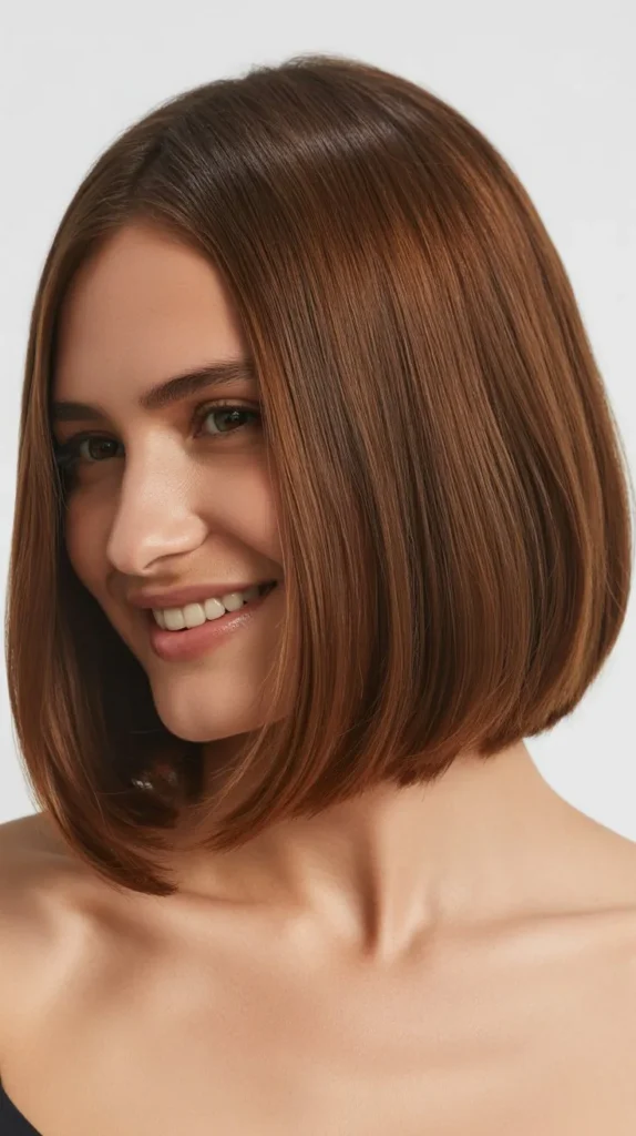 Soft A-Line Long Bob