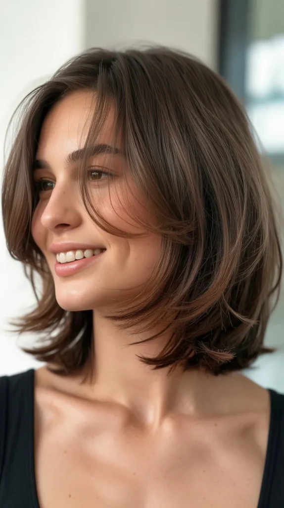 Long Bob with Shaggy Layers