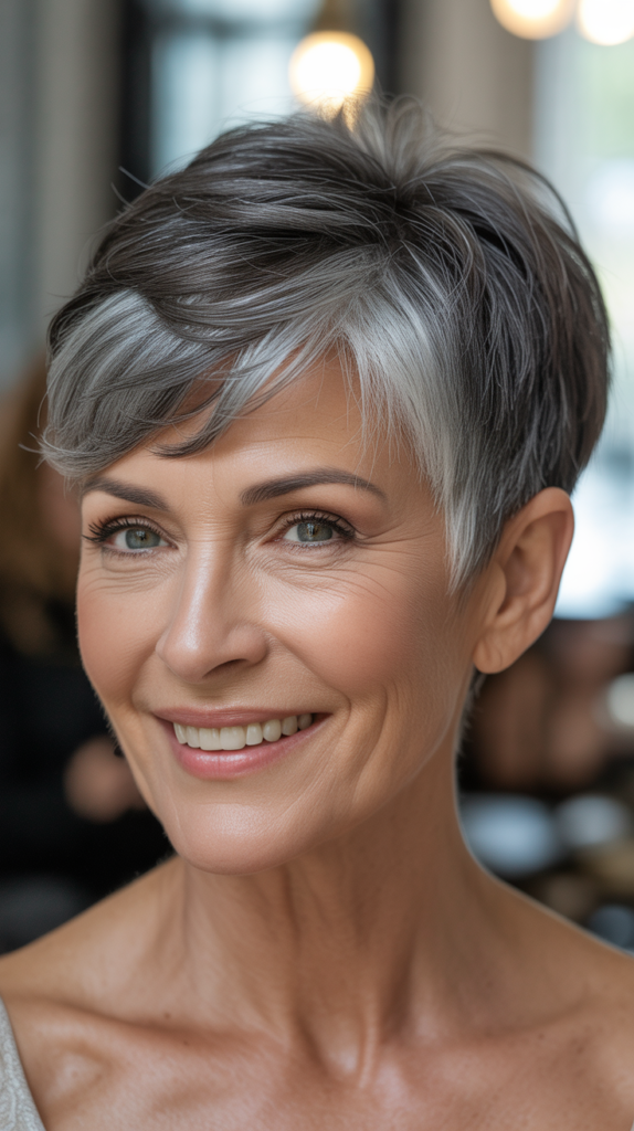 Gray Hair Lowlights for Special Occasions