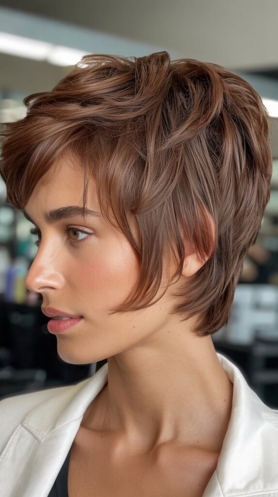  Shaggy Pixie for Thick Hair