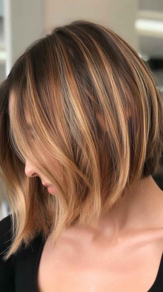 Choppy Bob with Bronde Balayage