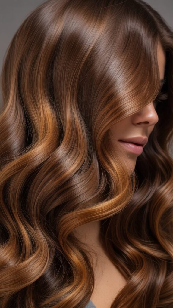 Natural-Looking Caramel Balayage