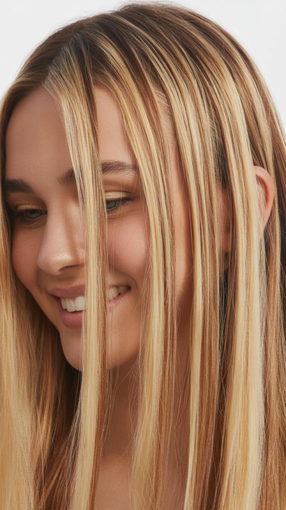 Blonde Highlights for Straight Hair