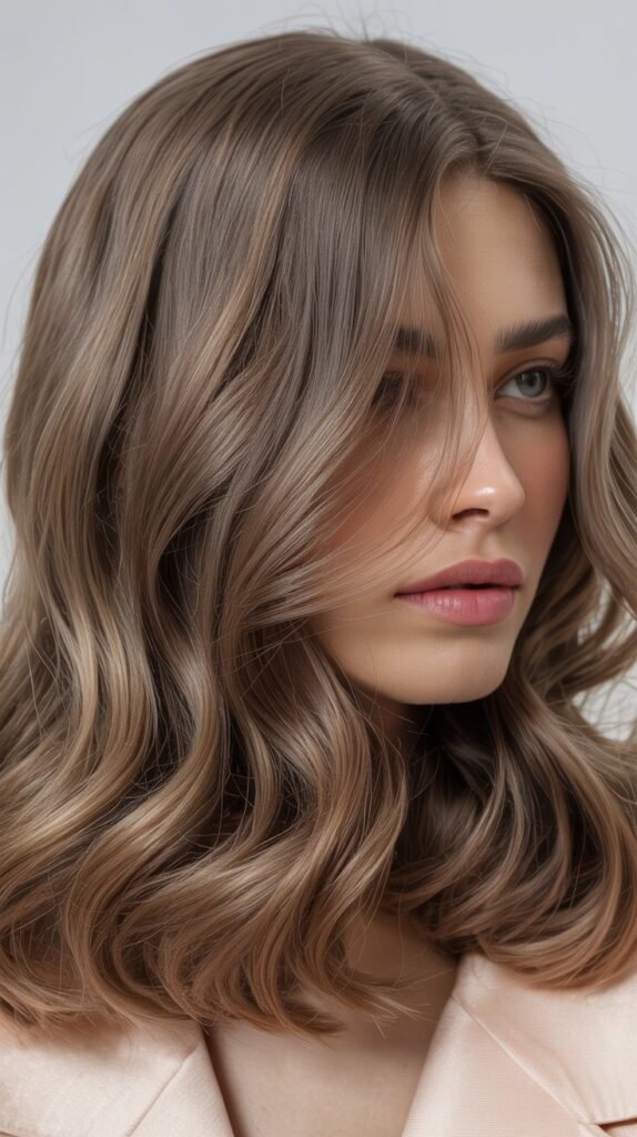 Subtle Ash-Brown Lowlights