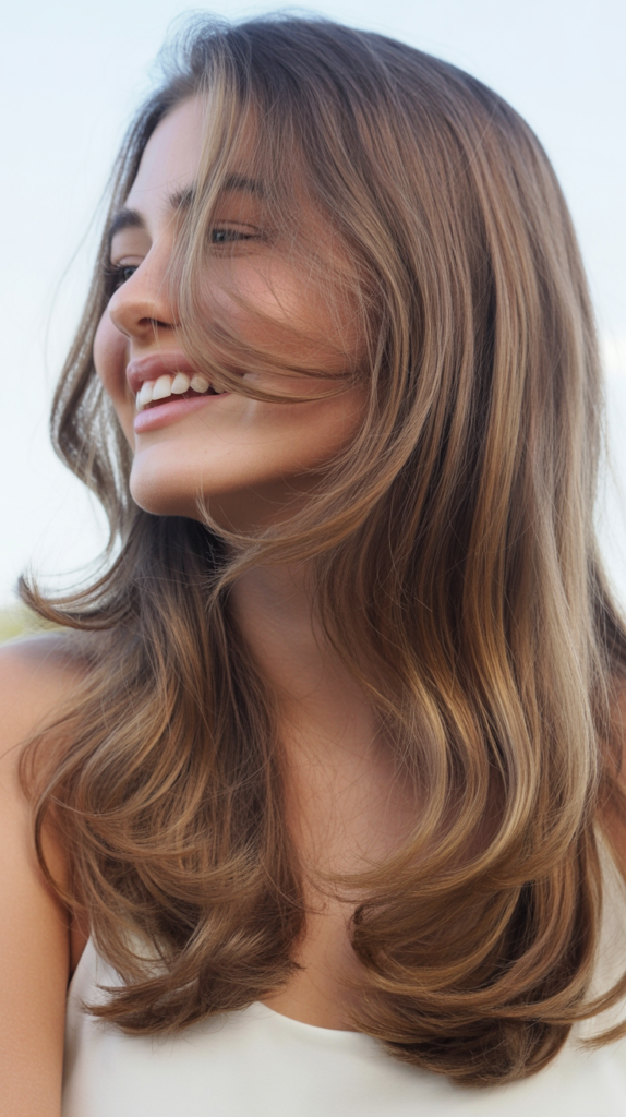 Long Hair with Peek-a-Boo Layers