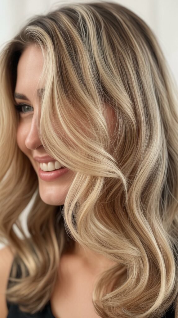 Blonde Highlights with Lowlights