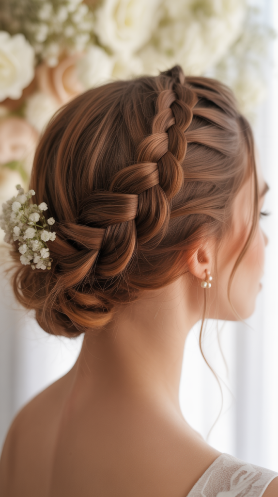 Infinity Braid Updo