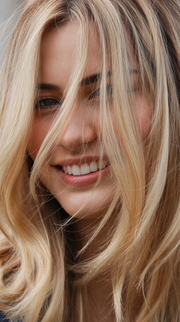 Pearly Blonde Highlights