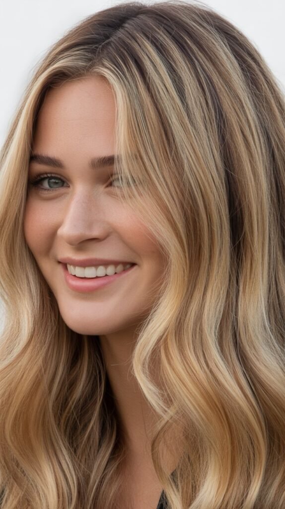 Blonde Highlights with Root Melt Technique