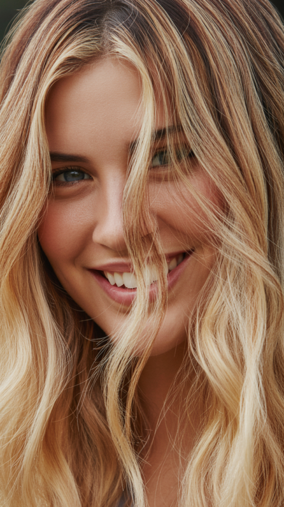 Caramel Blonde Highlights