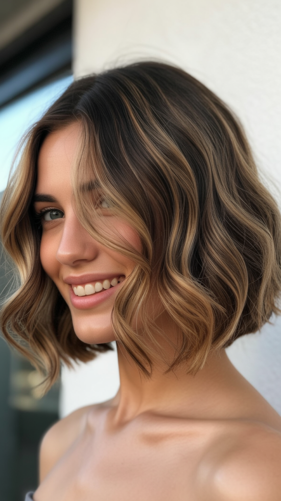 Dimensional Bob with Balayage