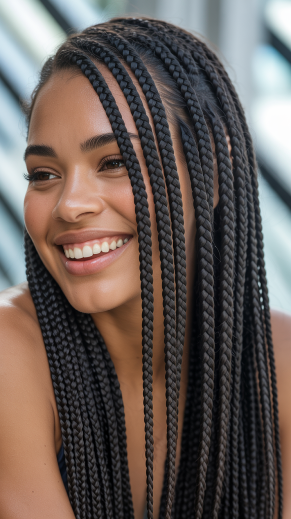  Side Box Braids