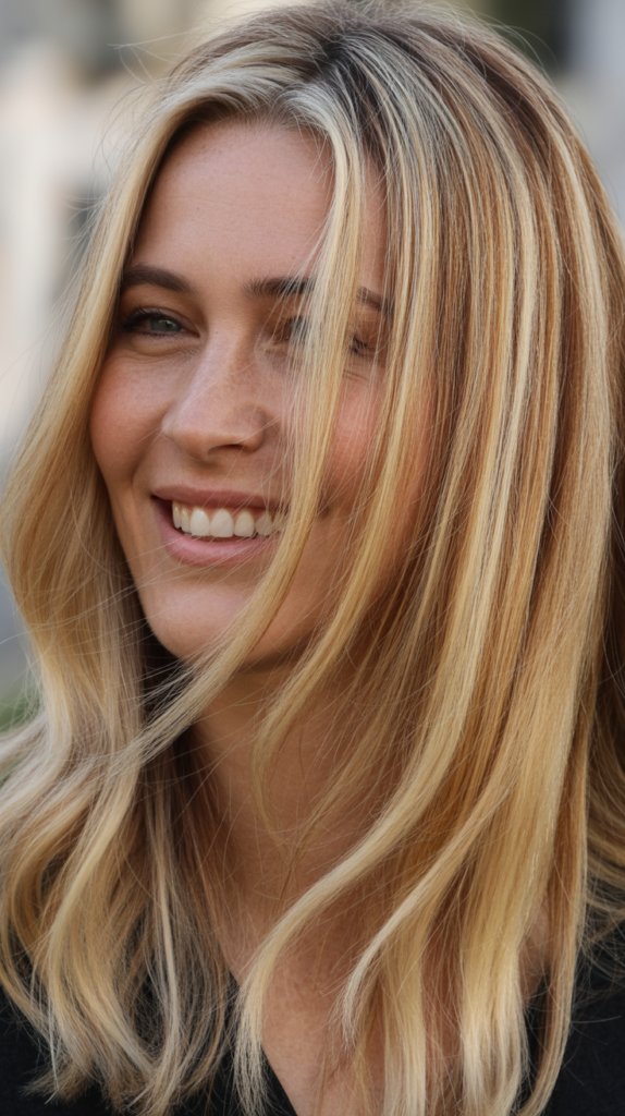 Blonde Highlights for Gray Coverage