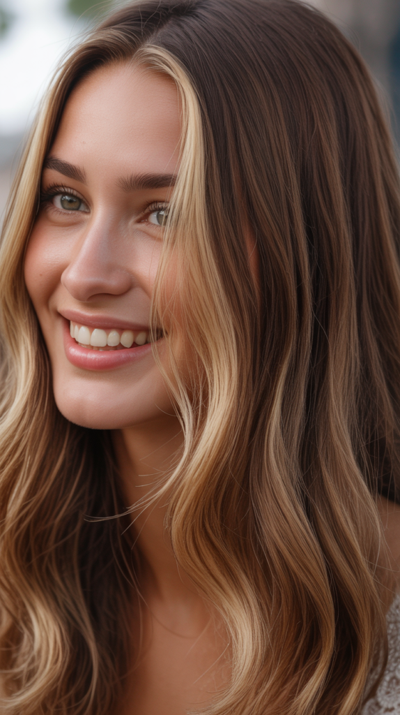 Sandy Blonde Highlights