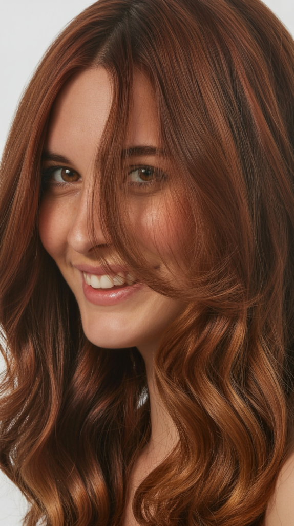 Chestnut Brown with Auburn Undertones