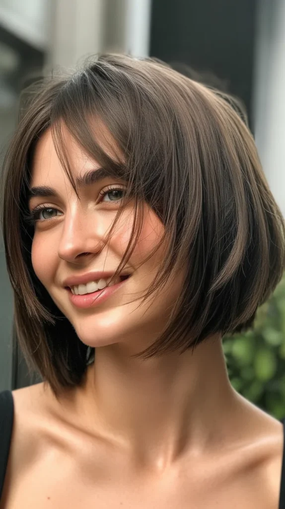 Choppy Bob with Shattered Bangs