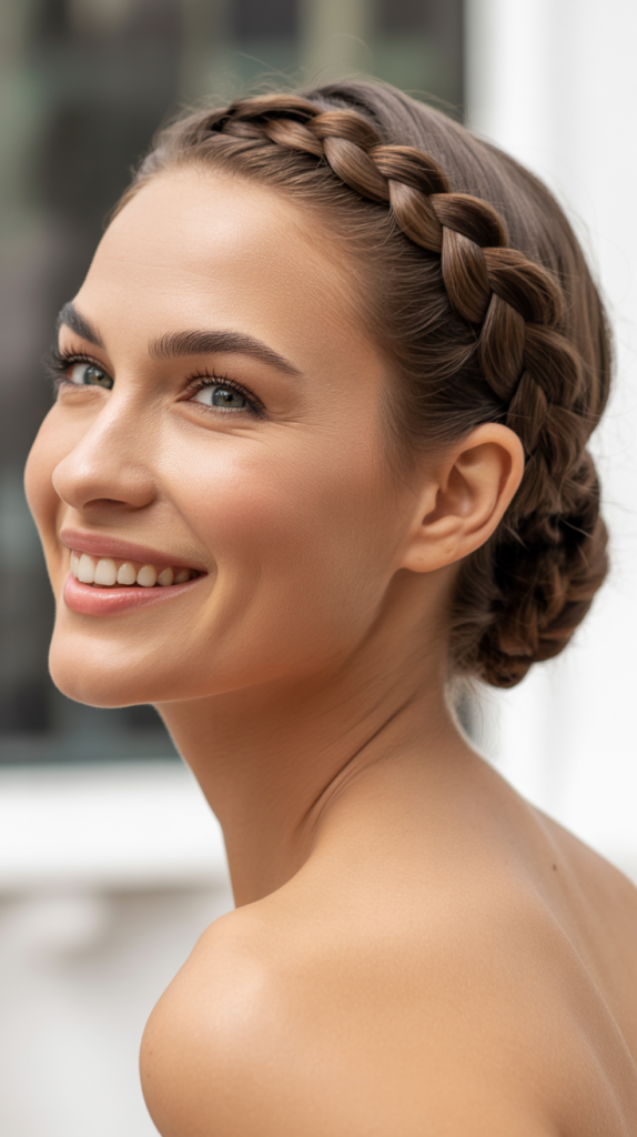 Side Braid Updo