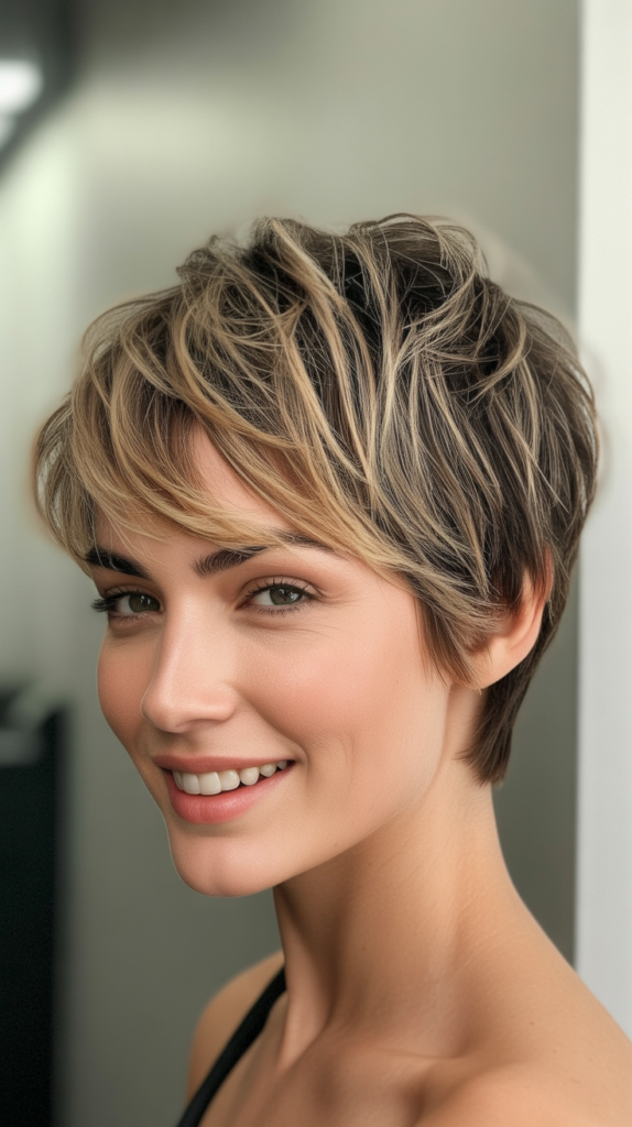 Messy Pixie with Graduated Layers